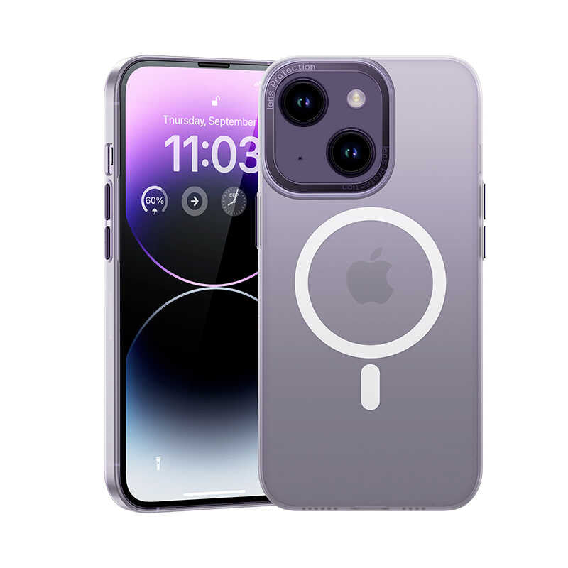 Benks Magnetik Haze iPhone 14 Kablosuz Şarj Destekli Telefon Kılıfı - 1 Benks Magnetik Haze iPhone 14 Kablosuz Şarj Destekli Telefon Kılıfı - 1